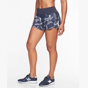 Athleta Running Shorts Blue Size Large